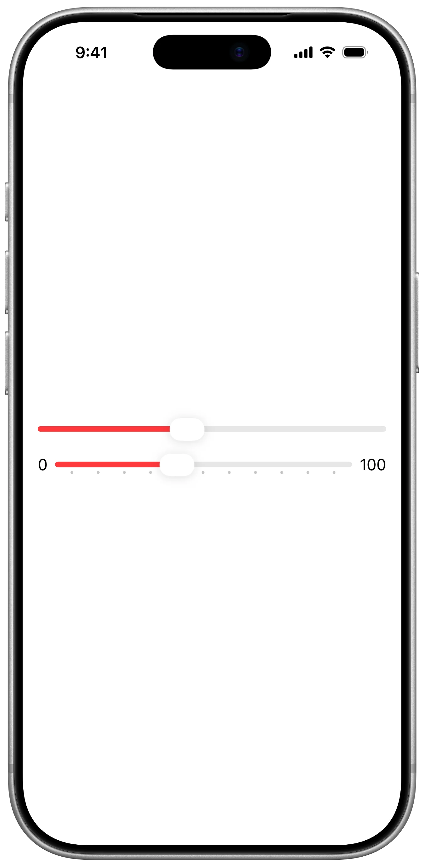 Slider Color - iOS on iPhone - Portrait - Liquid Glass - Light Mode - Preview