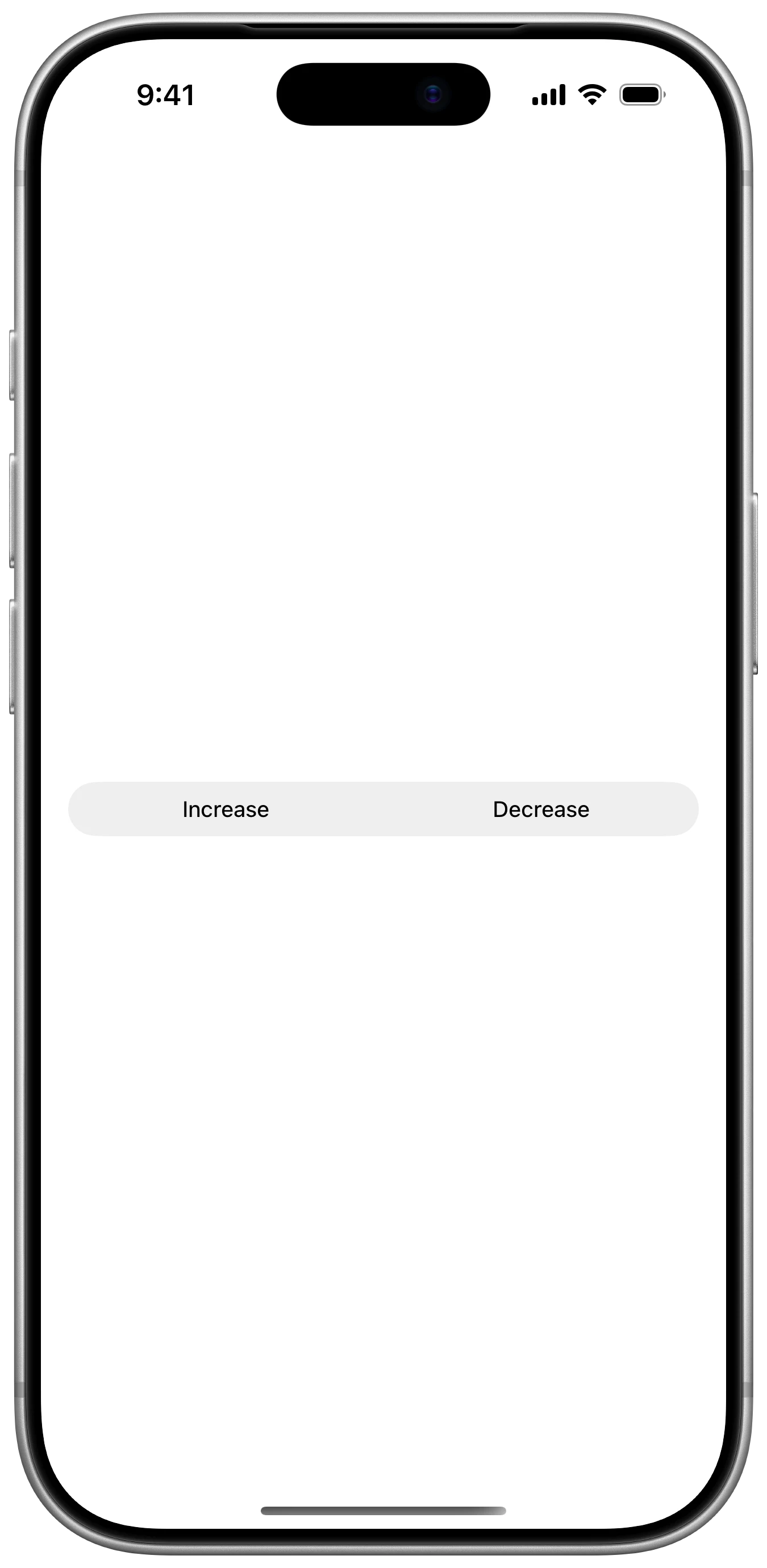 ControlGroup - iOS on iPhone - Portrait - Liquid Glass - Light Mode - Preview