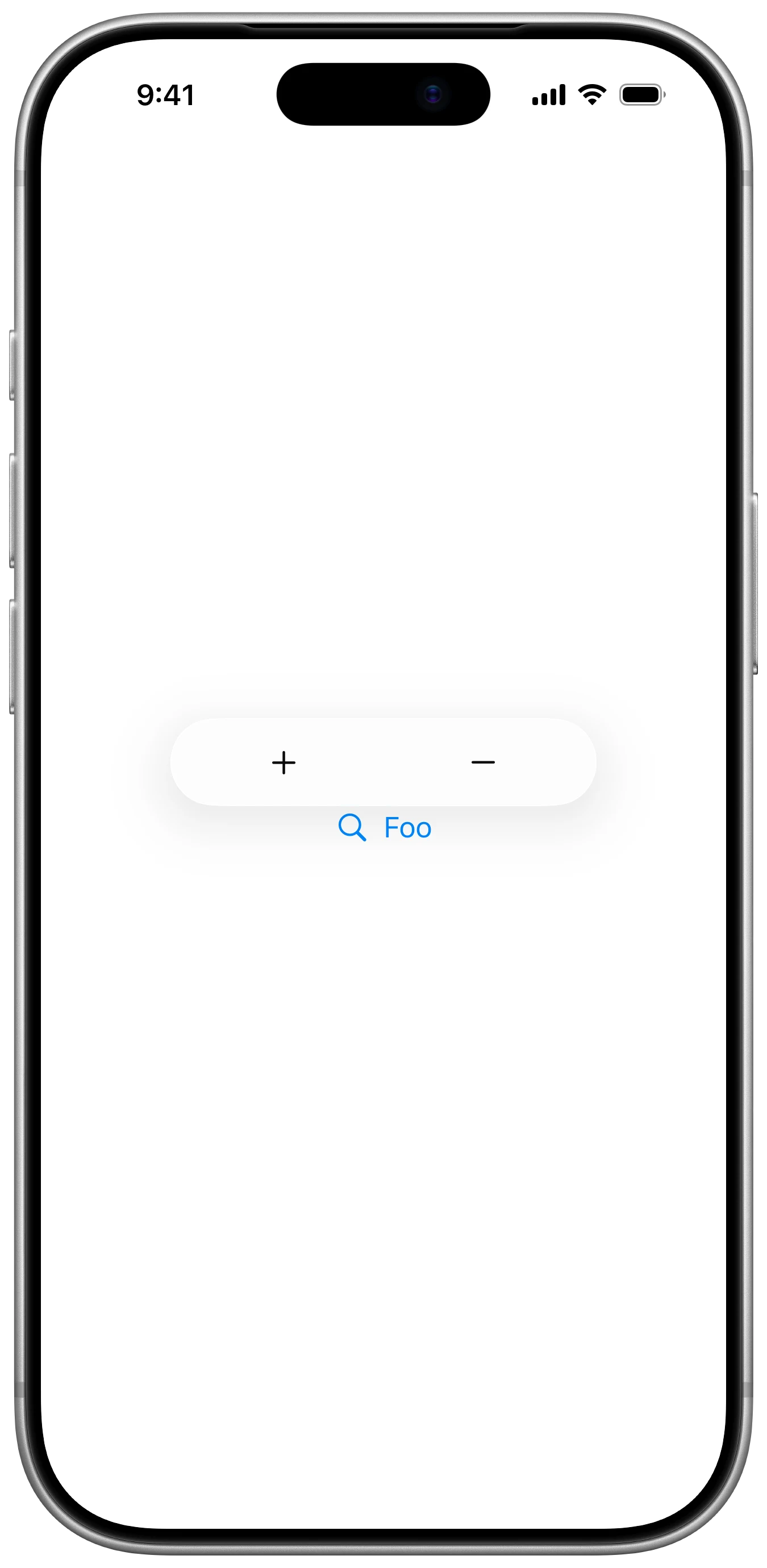 CompactMenuControlGroupStyle - iOS on iPhone - Portrait - Liquid Glass - Light Mode - Preview