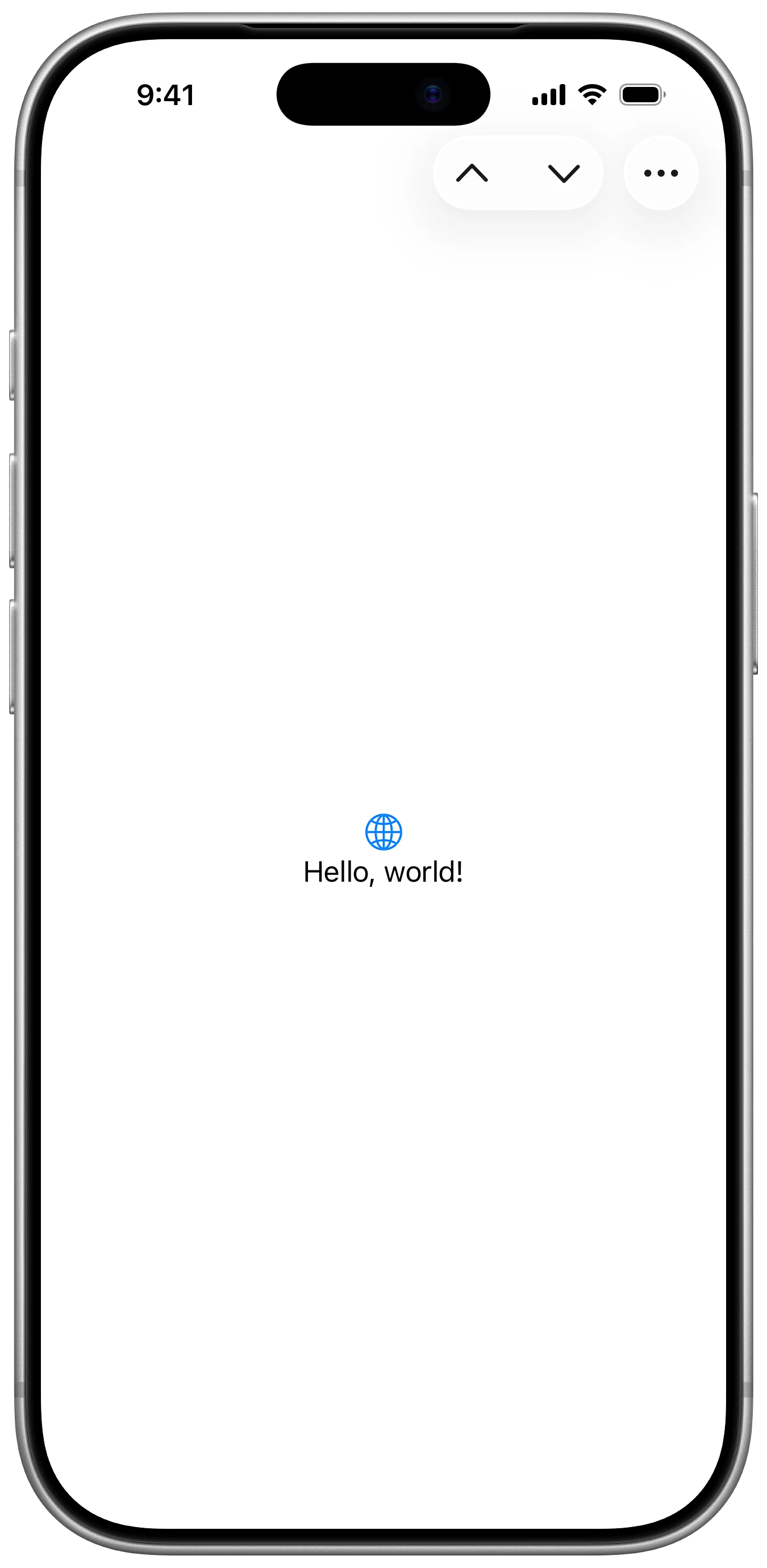 ToolbarSpacer - iOS on iPhone - Portrait - Liquid Glass - Light Mode - Preview