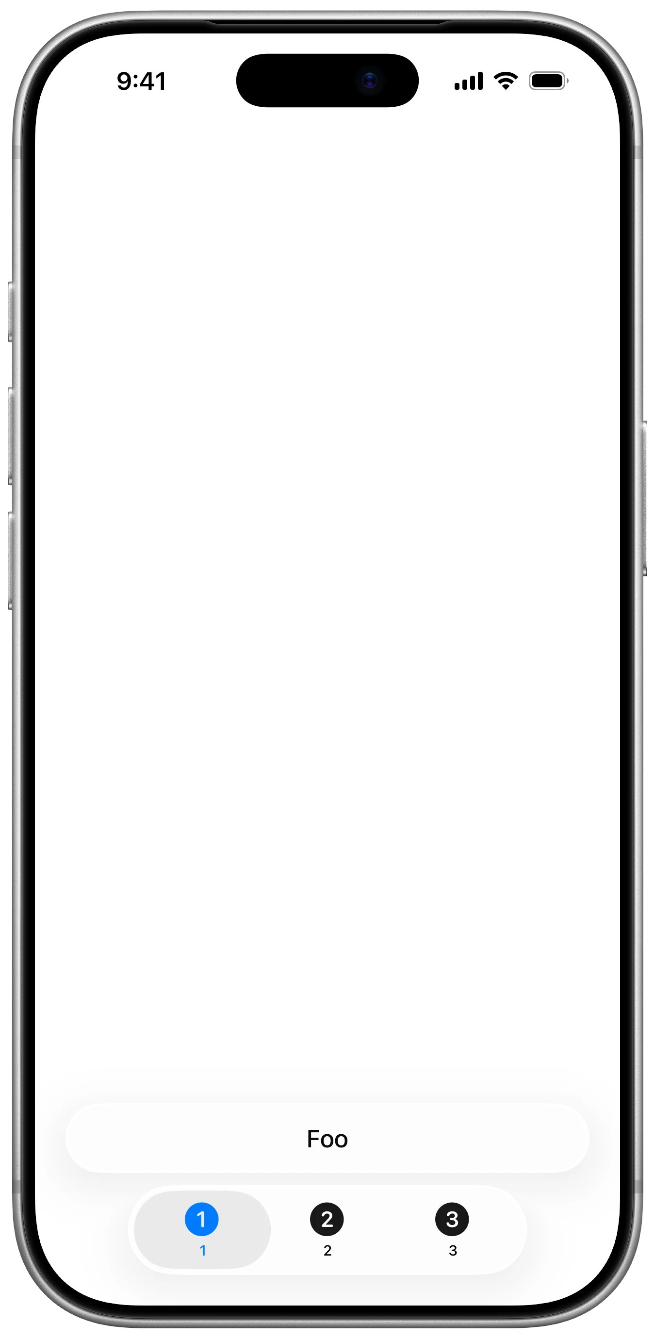 Bottom Accessory - iOS on iPhone - Portrait - Liquid Glass - Light Mode - Preview