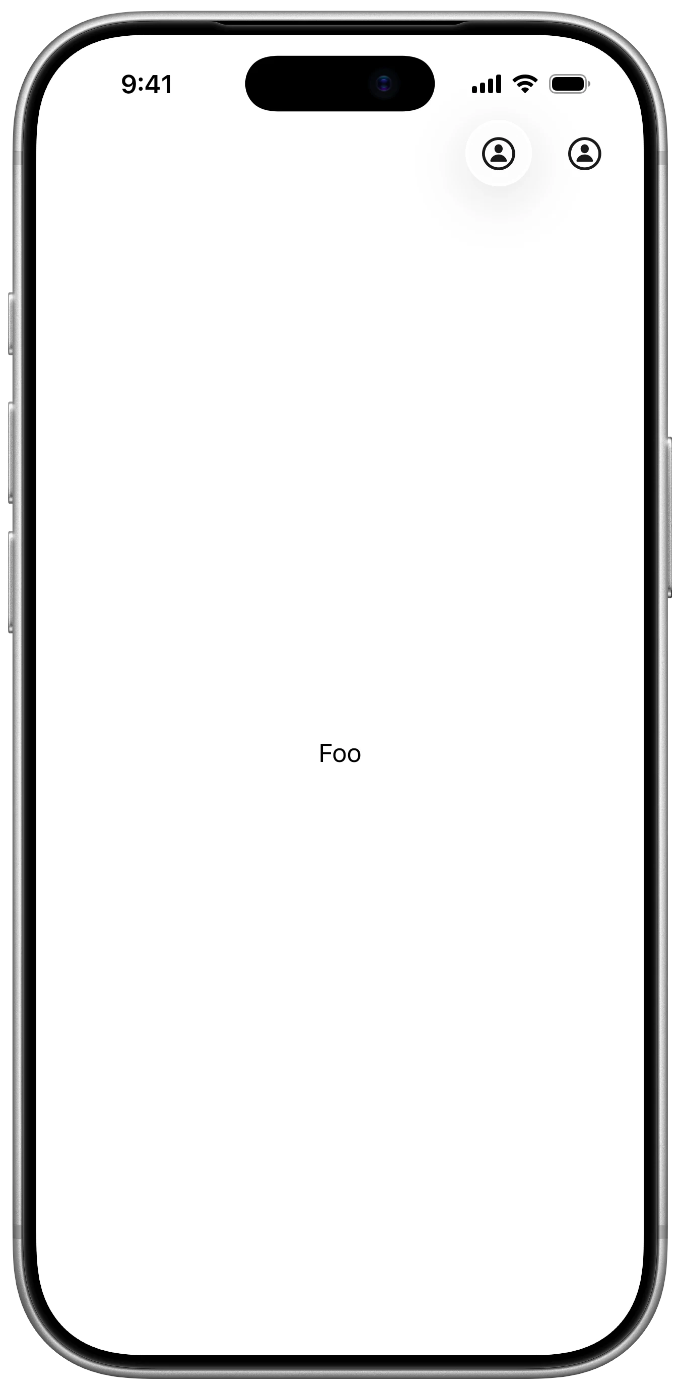 ToolbarItem Shared Background Visibility - iOS on iPhone - Portrait - Liquid Glass - Light Mode - Preview