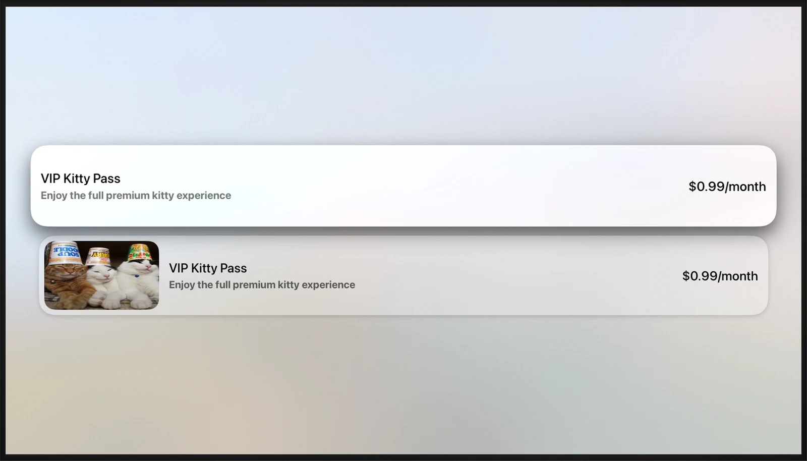Product View - tvOS - Liquid Glass - Light Mode - Preview