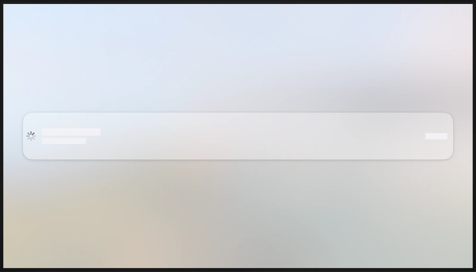 Placeholder Icon Product View - tvOS - Liquid Glass - Light Mode - Preview