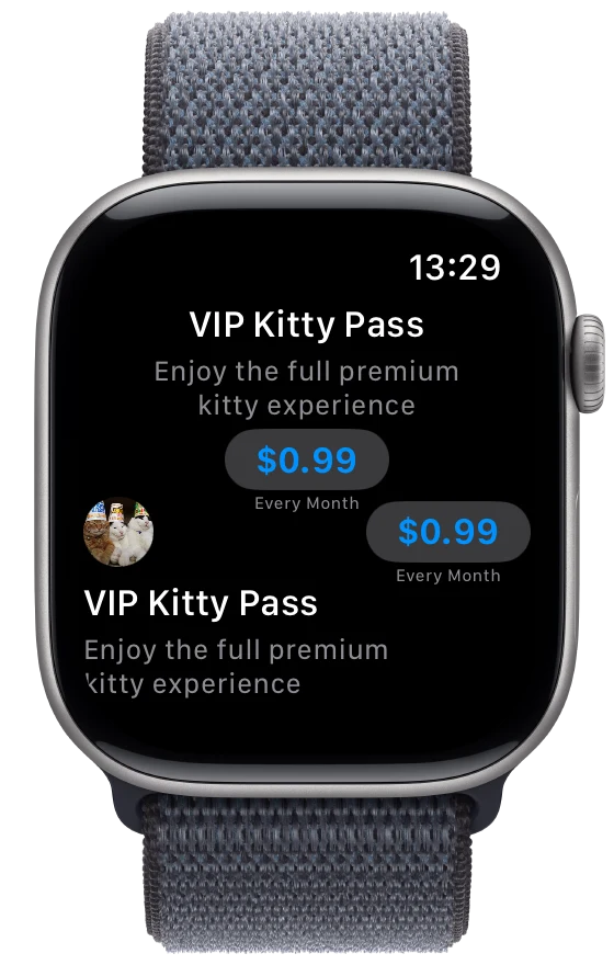 Product View - watchOS - Liquid Glass - Light Mode - Preview